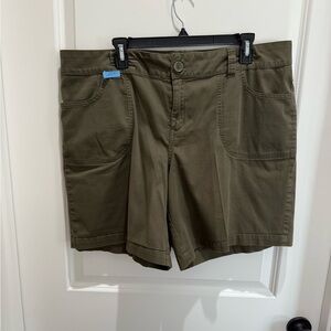 MAKE AN OFFER!  Lane Bryant Olive Cargo Shorts